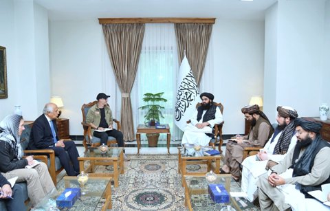 U.S. delegation meets Amir Khan Muttaqi