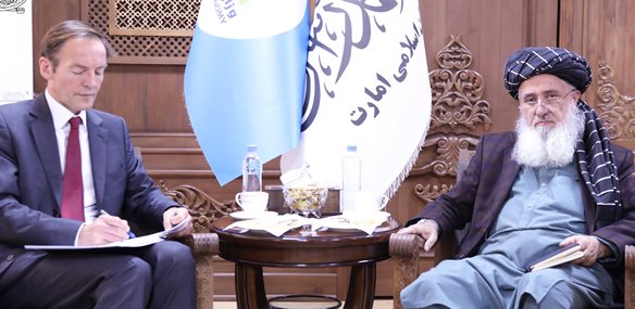 Economy minister, British special envoy discuss economic, humanitarian cooperation 