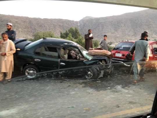 Road mishap leaves six injured in Baghlan 