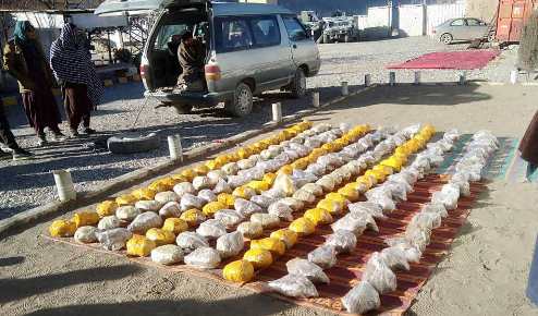 Huge quantity of hashish seized in Paktiya