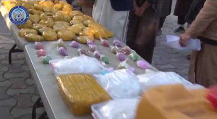 Drugs seized in Nangarhar 