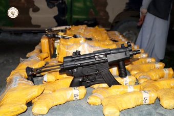 Weapons seized, two held in Paktia