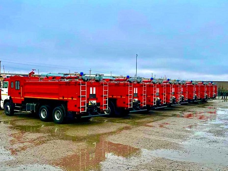 Afghanistan imports 8 firefighting vehicles from Uzbekistan