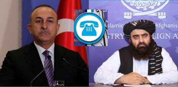 Muttaqi holds telephonic talks with Turkish counterpart  Cavusoglu