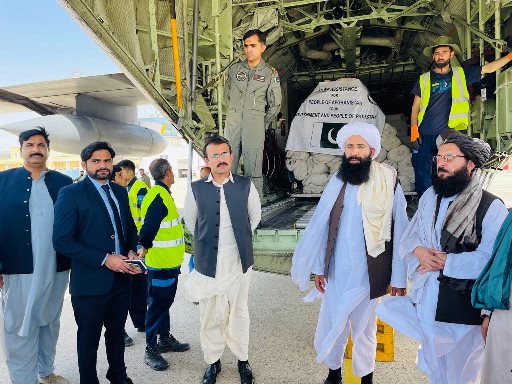 Pakistan’s assistance for flood-hit Afghan people arrives in Afghanistan