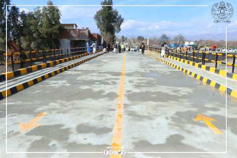 60 meters long bridge inaugurated in Khost 