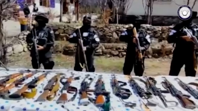 Weapons seized in Nangarhar, Nuristan 
