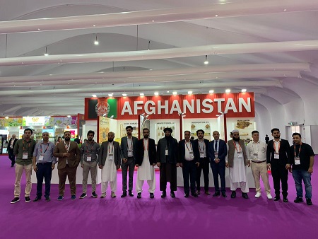 Afghan trade attache  attends Gulfood Exhibition in Dubai