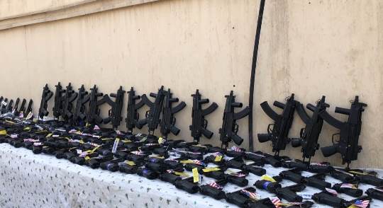 Hundreds of weapons recovered from Afghan refugees’ vehicles at Torkham