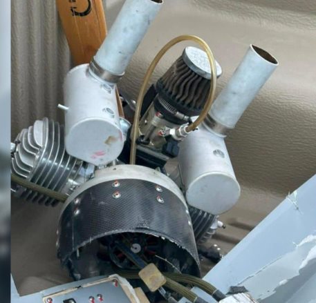 Pakistani drone shot down, tank destroyed