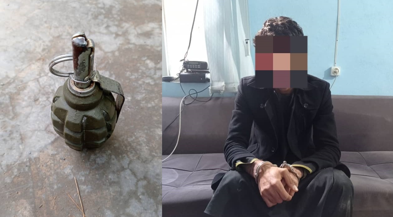 Security forces arrest man, recover hand-grenade