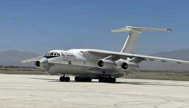 Aircraft carrying aid goods from UAE lands in Khost