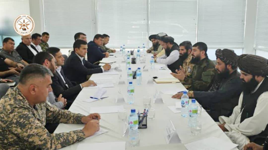 Afghan and Uzbek border officials meet