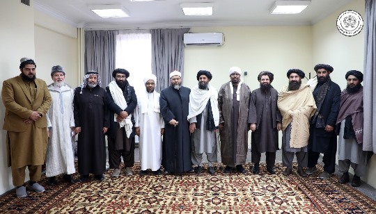Mullah Baradar, Mullah Khairkhwa, Mullah Waseeq meet religious scholars of Muslim countries 