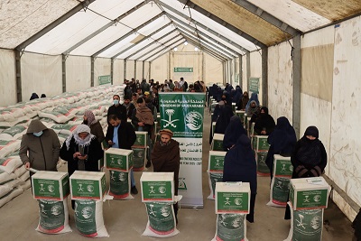 KSrelief distributes aid among 1000 families in Badakhshan