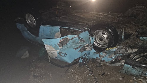 Three killed, four injured in road mishap