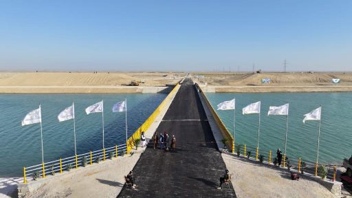 1st  phase of Qosh Tepa canal completed, work on second phase begins
