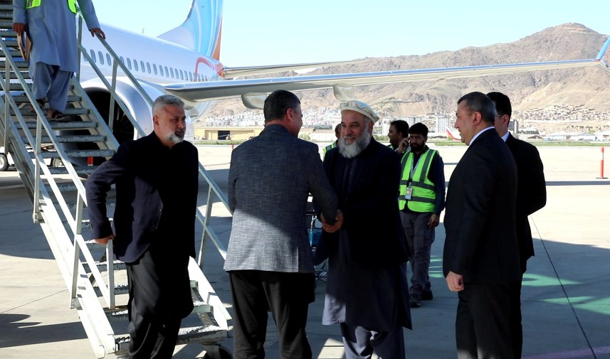 High-level delegation of Turkmenistan arrives in Kabul 