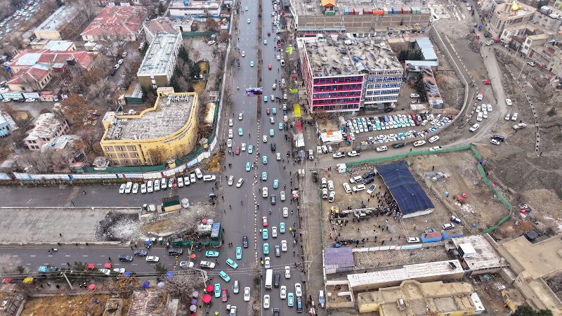 Construction of a flyover in a busy area of Kabul inaugurated