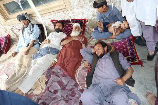 130 people poisoned in Khost