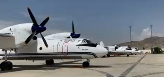 Afghan engineers repair three transport aircrafts