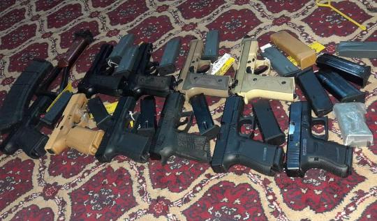 Pistols smuggled from Pakistan to Afghanistan seized in Tokrham  