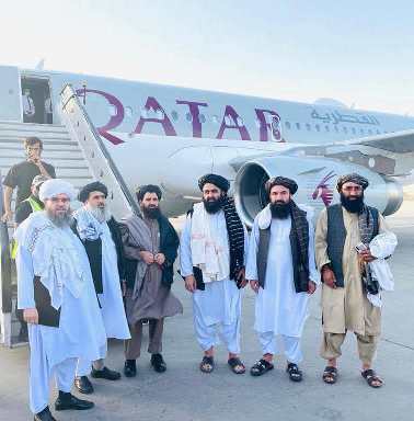 Delegation headed by Muttaqi leaves for Doha