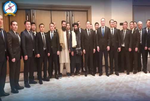 Afghan delegation meets Kazakhstan’s deputy interior minister