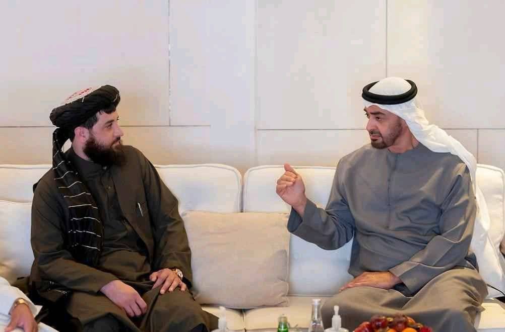 Taliban defense minister meets UAE President Mohammed bin Zayed Al Nahyan