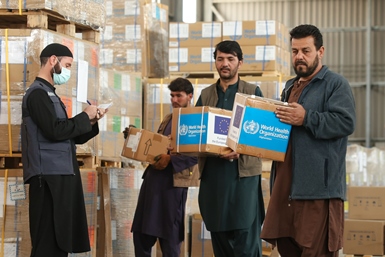 WHO provides 25 metric tonnes of health supplies to five hospitals