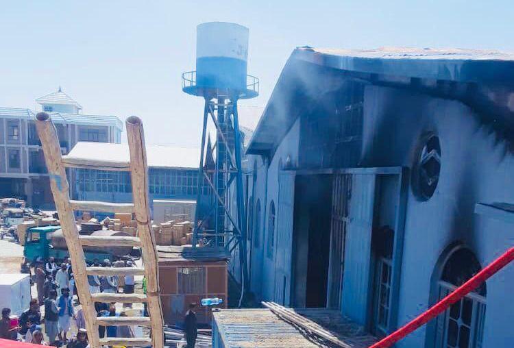 Fire erupts at factory of motorcycles in Herat