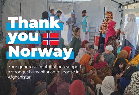 Norway provides assistance of NOK 10 million for Afghanistan 