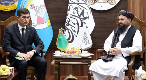 Afghan minister of water and power meets Turkmenistan’s minister of energy 