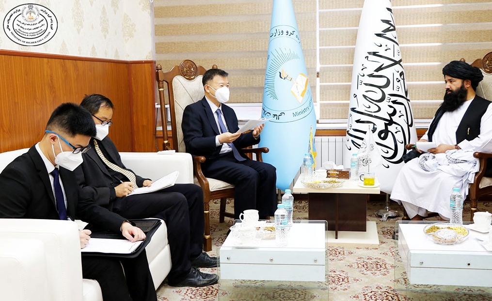 Afghan higher education minister meets ambassadors of China, Pakistan 