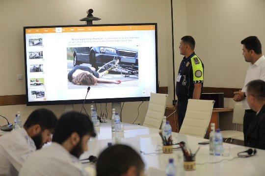Delegation of Balkh traffic police attends seminar in Uzbekistan