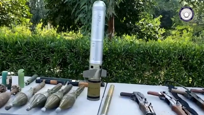 GDI seizes weapons in Nangarhar, Parwan
