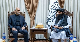 Iranian ambassador calls on Sirajuddin Haqqani