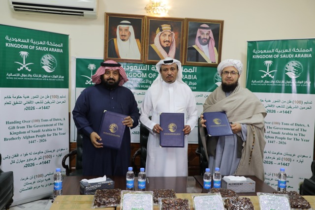 KSrelief donates 100 tons of dates to Afghan Red Crescent