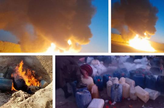 Two narcotics processing factories destroyed in Farah