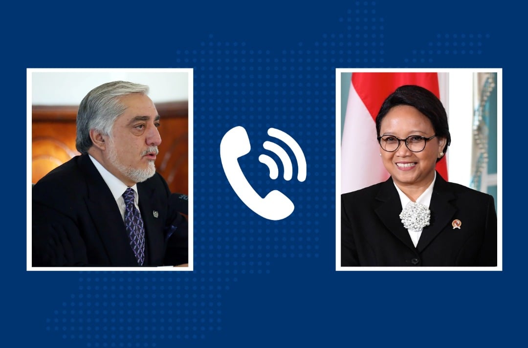 Dr. Abdullah holds telephonic talks with Indonesian FM