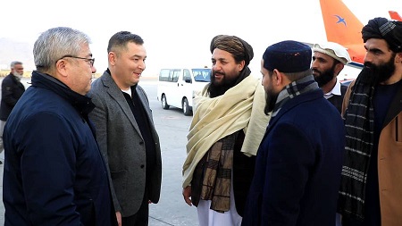 Kyrgyzstan’s high-level delegation arrives in Kabul