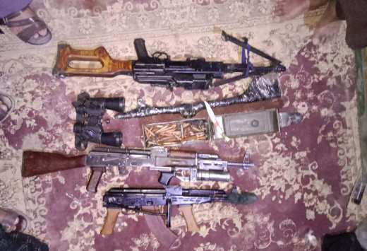 Three held in Kandahar for allegedly smuggling weapons to Pakistan