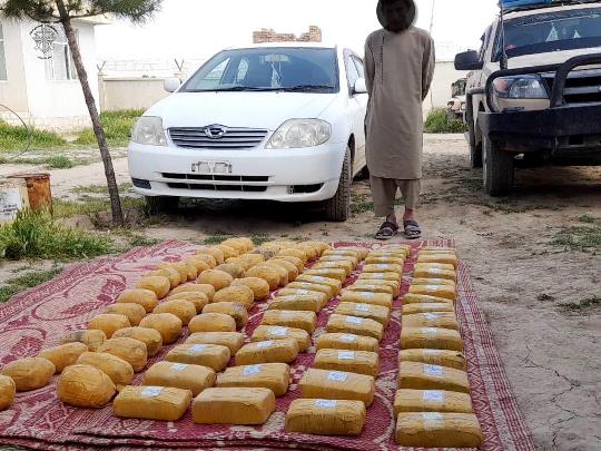 Man held, over 100 kilograms of drugs seized in Takhar