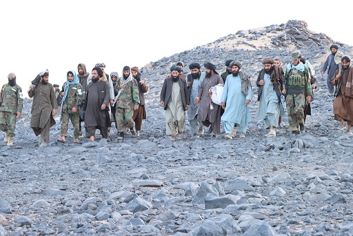 ANA officials visit checkpoints along Durand Line