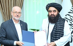 متقي افغانستان کې د سره صليب نوي مشر سره وکتل