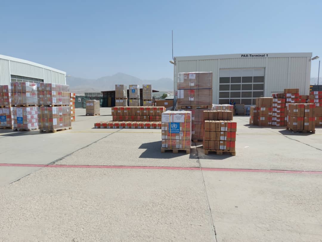 د روغتيا نړيوال سازمان بلخ ته روغتيايي توکي ليږدولي