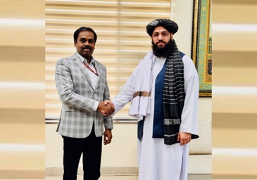 نوي ډيلي کې افغان سفير له هندي چارواکو سره خپله لومړنۍ لېدنه ترسره کړه