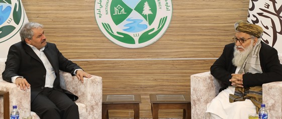 ايران د چاپيريال ساتنې ادارې رئيس ته د ايران د سفر بلنه ورکړه