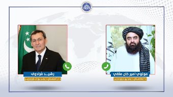 متقي له خپل ترکمنستاني سيال سره په دوه اړخيزو اړیکو خبرې کړي